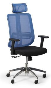 Kancelárska stolička CROSS, modrá