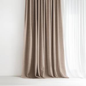 Goldea dekoračný záves peru - latte 140x135 cm