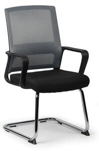 Konferenčná stolička LOW, sivá