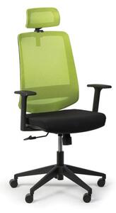 Kancelárska stolička RICH, zelená