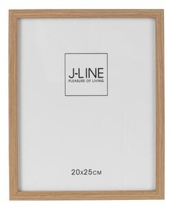 Hnedý drevený fotorámik Ninna L - 21,5*1,5*26,5 cm / 20*25 cm - J-Line by Jolipa