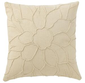 Béžový vankúš so strapcami a výplňou Rhombus - 50*50cm - J-Line by Jolipa