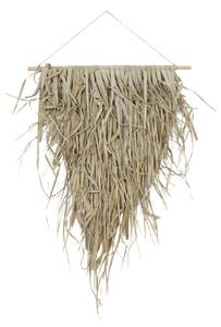 Nástenná dekorácia pletený trojuholník palmového lístia Katiola - 79*150 cm - Light & Living