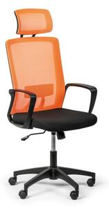 Kancelárska stolička BASE PLUS, oranžová