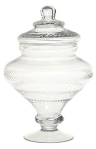 Sklenená nádoba dóza s vekom Trinna - Ø 18*27 cm / 1,5L - Chic Antique