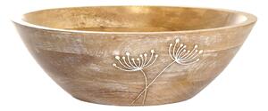Drevená servírovacia misa z mangového dreva Tours Bowl - Ø 30*10 cm - Chic Antique