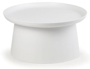 Plastový kávový stolík FUNGO priemer 700 mm, tehlový