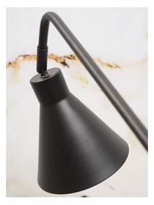 Čierna stojacia lampa s kovovým tienidlom (výška 153 cm) Lyon – it's about RoMi