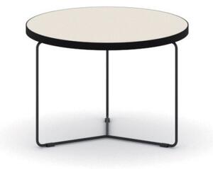 Okrúhly konferenčný stôl TENDER, výška 380 mm, priemer 500 mm, zemitá