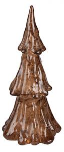 Bronzový svietiaci vianočný stromček Led Tree M - Ø 12*24 cm - Clayre & Eef