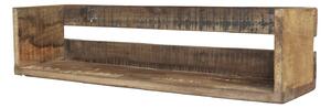 Hnedá antik drevená polička Grimaud - 60*15*14 cm - Chic Antique