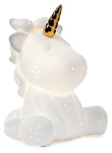 ONLI - Stolová lampa PORCELLANA 1xE14/6W/230V 23,5 cm jednorožec