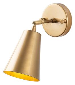 Nástenné svietidlo v zlatej farbe ø 10 cm Evander – Opviq lights