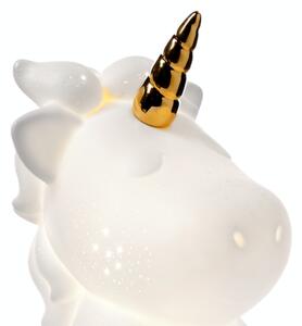 ONLI - Stolová lampa PORCELLANA 1xE14/6W/230V 23,5 cm jednorožec