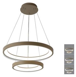 BRILAGI - LED stmievateľný luster na lanku FALCON SLIM LED/68W/230V pr. 50 cm béžová + DO