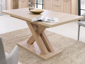 Rozkladací jedálenský stôl Avanti 160x90 cm, dub sonoma