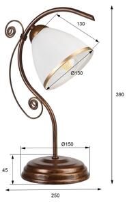 Stolná lampa RETRO II 1xE27/60W/230V