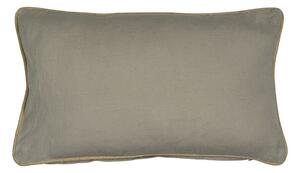Taupe plátený vankúš s jutovým lemovaním Jutei - 30*15*50cm - Mars & More