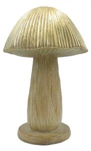 Béžovo-zlatá dekorácia huba Mushroom - Ø 13*20 cm - Clayre & Eef