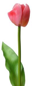 Umelá kvetina ružový tulipán Tulip Pink - 4*4*32 cm - Clayre & Eef