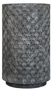 Zinkový antik kovový lampáš so vzorom Vire - Ø 30*50 cm - Chic Antique