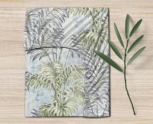 Ervi bavlnené napínacie prestieradlo - palmové listy