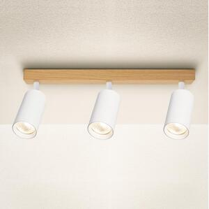 Brilagi - Bodové svietidlo SELE 3xGU10/30W/230V biela/dubový dekor