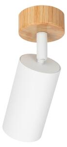 Brilagi - Bodové svietidlo SELE 1xGU10/30W/230V biela/dubový dekor