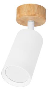 Brilagi - Bodové svietidlo SELE 1xGU10/30W/230V biela/dubový dekor