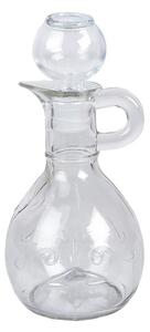 Dekoračná sklenená fľaštička karafa so zátkou - 175 ml - Clayre & Eef