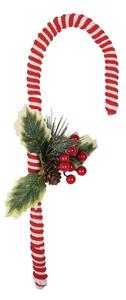 Bielo-červený vianočný zápich lízanky palice Candy - 13*3*30 cm - Clayre & Eef