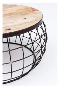 Konferenčný stolík so železnou konštrukciou WOOX LIVING Nest, ⌀ 74 cm