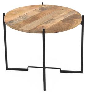 Konferenčný stolík so železnou konštrukciou WOOX LIVING Fera, ⌀ 63 cm
