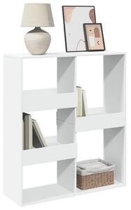 Deliaca stena biela 100x33x115 cm kompozitné drevo