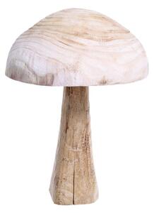 Prírodné drevená dekorácia huba Mushroom - Ø 30*40 cm - Chic Antique