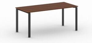 Rokovací stôl INFINITY s čiernou podnožou 1800 x 900 x 750 mm, čerešňa