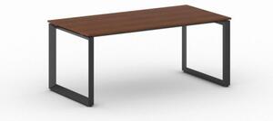 Kancelársky stôl PRIMO INSPIRE, čierna podnož, 1800 x 900 mm, čerešňa