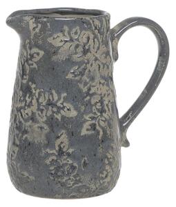Opálový antik keramický džán s listami Antibes - 16*18 cm - Chic Antique