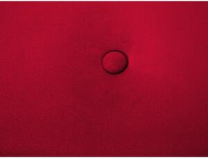 Červený puf Mazzini Sofas Fiore, ⌀ 40 cm