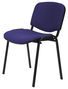 Konferenčná stolička ISO čierna/modrá