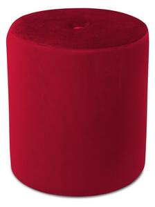 Červený puf Mazzini Sofas Fiore, ⌀ 40 cm