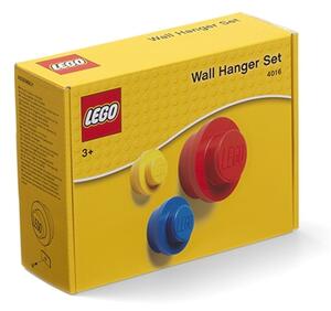 Sada 3 vešiakov na stenu LEGO® Colour