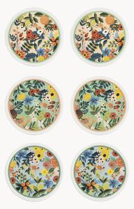 Porcelánové taniere na pizzu Fiori Frida, 6 ks
