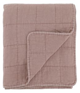Ružový prehoz s opraným vzhľadom Aix Vintage Quilt - 130*180 cm - Chic Antique