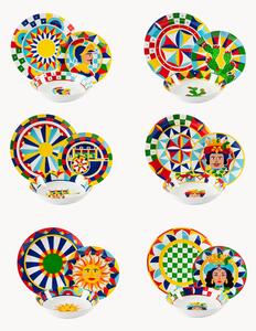 Porcelánová súprava riadu Sicilian Rhapsody, 6 osôb, 18 ks