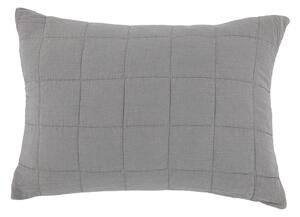 Sivá obliečka na vankúš s opraným vzhľadom Aix Vintage Quilt - 60*40 cm - Chic Antique