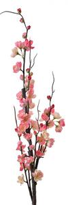 Dekorácia umelá ružovo kvitnúca vetvička Cherry Blossom - 7*7*115 cm - Clayre & Eef