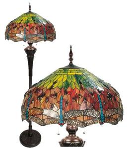 Luxury vitráž stojacia lampa Tiffany MULTICOLOUR Ø51*170