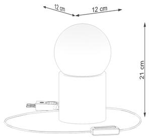 Sollux SL.1193 - Stolná lampa BOOMO 1xG9/8W/230V