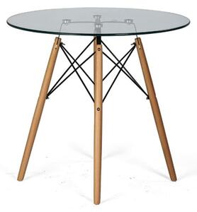 Sklenený stôl VIDRIO, výška 750 mm